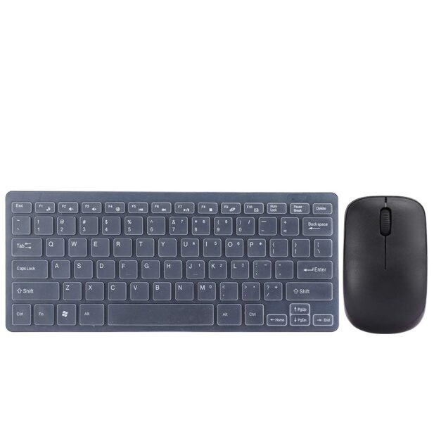 ⁦CLAVIER MINI + SOURIS SANS FIL K-03 AZERTY NOIR⁩ - الصورة ⁦7⁩
