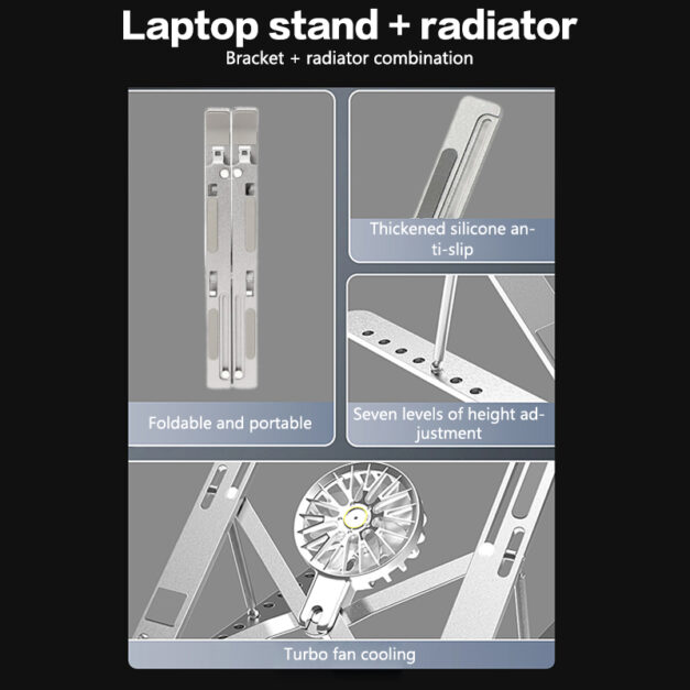 ⁦Support Ordinateur + Ventilateur⁩ - الصورة ⁦7⁩
